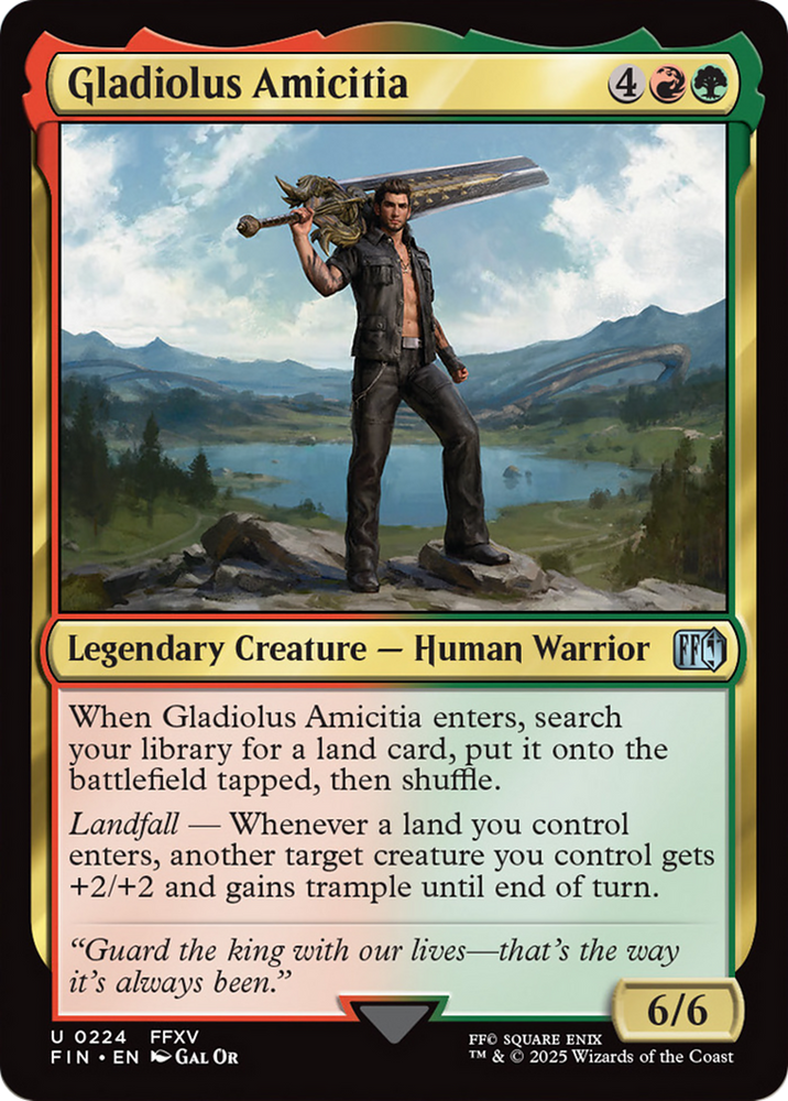 Gladiolus Amicitia [FINAL FANTASY] Magic: The Gathering