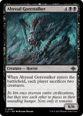 Abyssal Gorestalker [The Lost Caverns of Ixalan] Magic: The Gathering