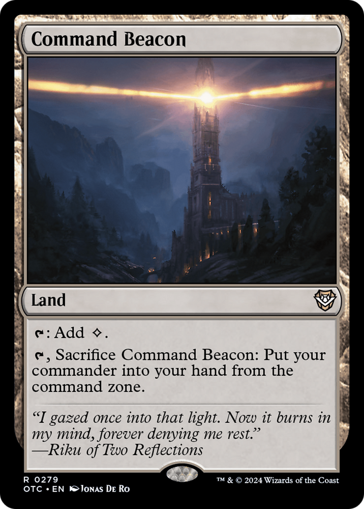 Command Beacon [Outlaws of Thunder Junction Commander] Magic: The Gathering