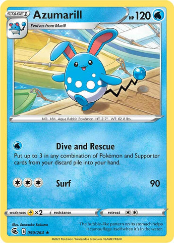 Azumarill (059/264) [Sword & Shield: Fusion Strike] Pokémon