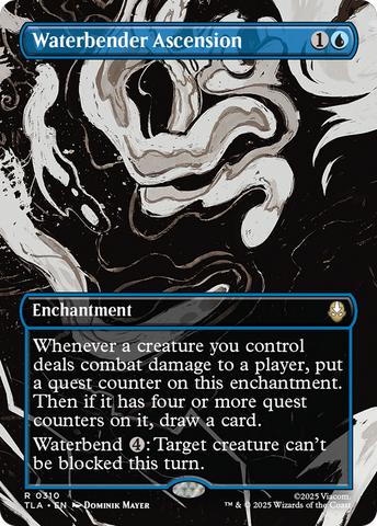 Waterbender Ascension (Borderless) [Avatar: The Last Airbender] Magic: The Gathering