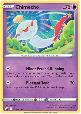 Chimecho (059/163) [Sword & Shield: Battle Styles] Pokémon