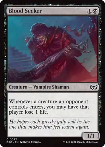 Blood Seeker [Duskmourn: House of Horror Commander] Magic: The Gathering