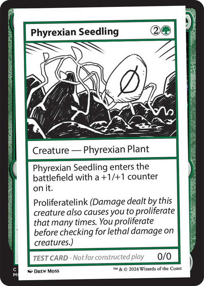 Phyrexian Seedling [Mystery Booster 2 Playtest Cards] Magic: The Gathering
