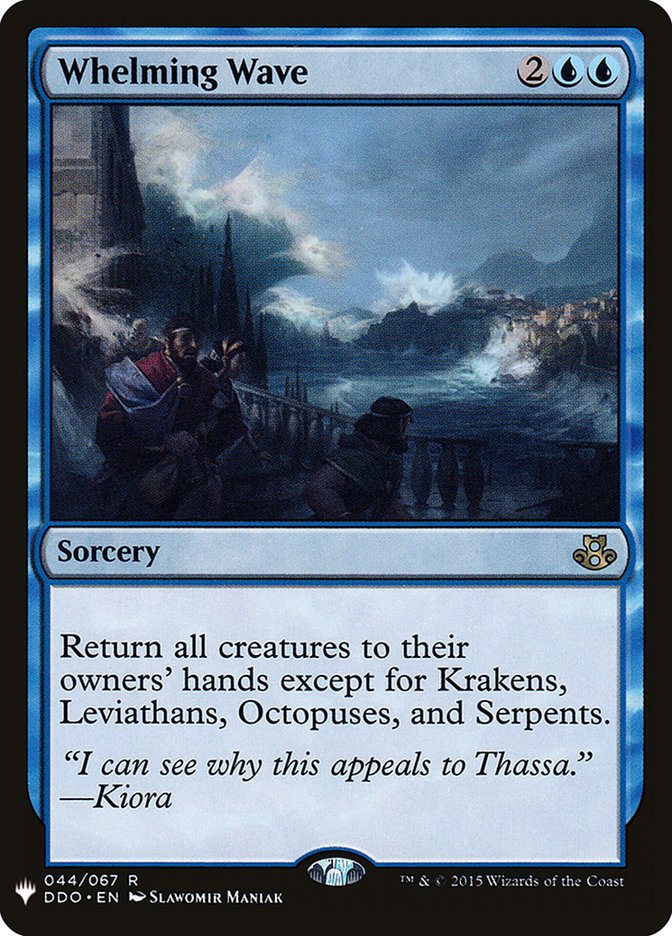 Whelming Wave [The List] Magic: The Gathering