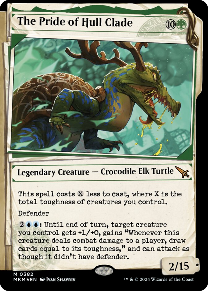 The Pride of Hull Clade (Showcase) (Invisible Ink) [Murders at Karlov Manor] Magic: The Gathering