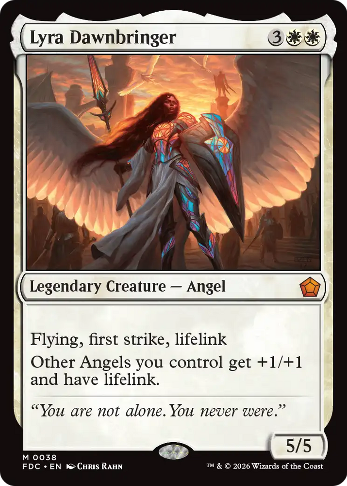 Lyra Dawnbringer [Foundations Commander] Magic: The Gathering