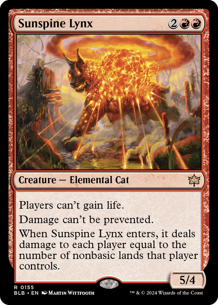 Sunspine Lynx [Bloomburrow] Magic: The Gathering