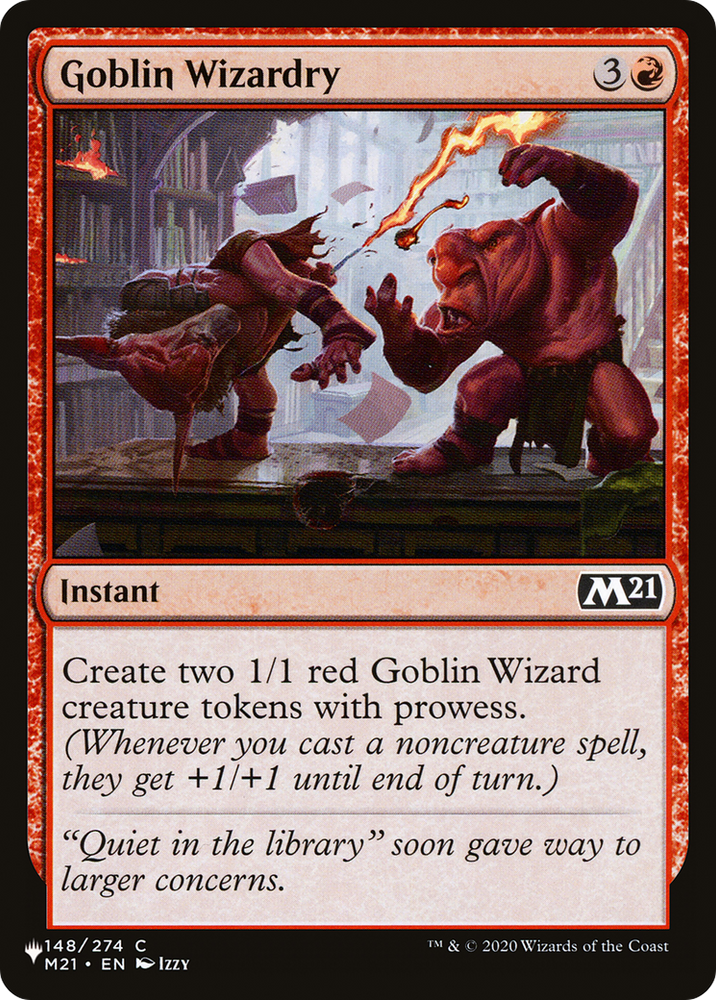 Goblin Wizardry [The List] Magic: The Gathering