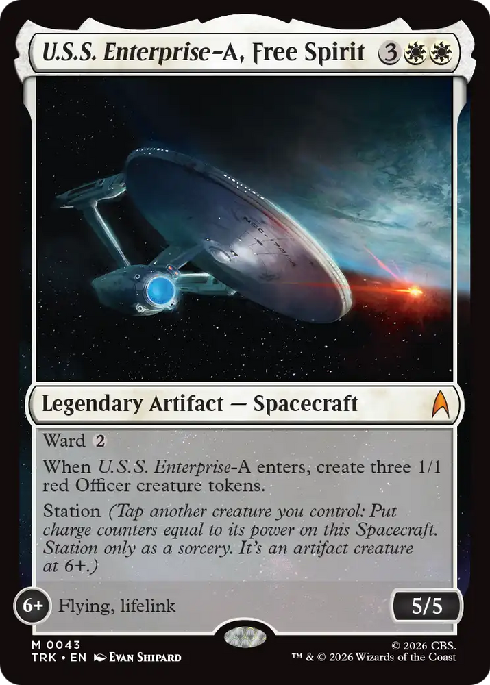 U.S.S. Enterprise-A, Free Spirit [Star Trek] Magic: The Gathering