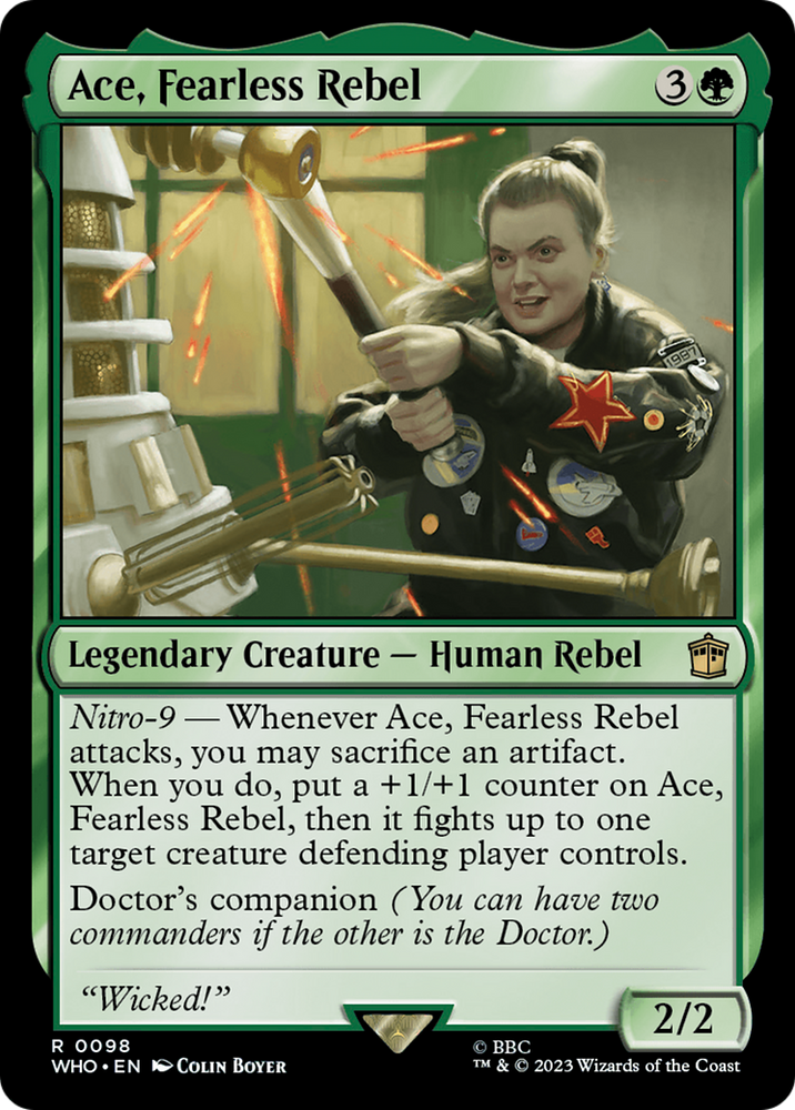Ace, Fearless Rebel [Doctor Who] Magic: The Gathering