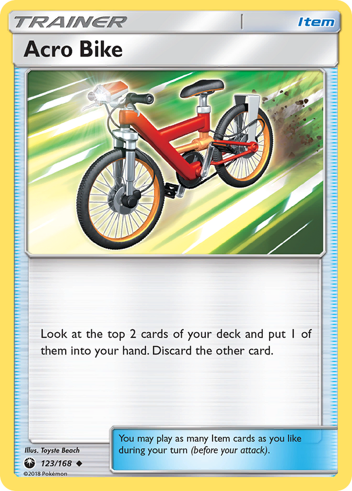 Acro Bike (123/168) [Sun & Moon: Celestial Storm] Pokémon