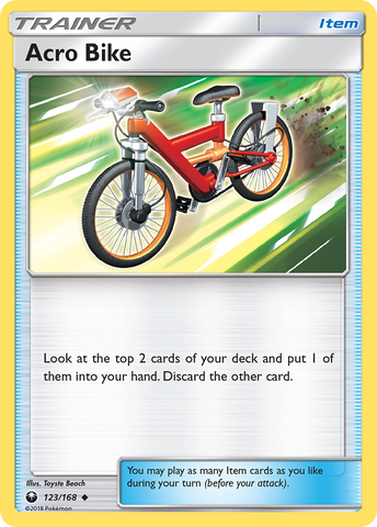 Acro Bike (123/168) [Sun & Moon: Celestial Storm] Pokémon