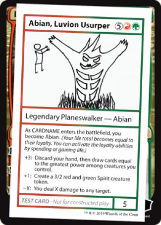 Abian, Luvion Usurper (2021 Edition) [Mystery Booster Playtest Cards] Magic: The Gathering