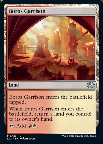 Boros Garrison [Double Masters 2022] Magic: The Gathering