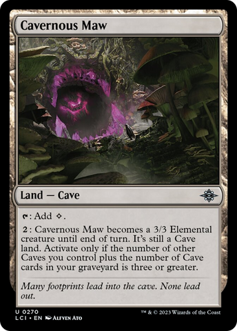 Cavernous Maw [The Lost Caverns of Ixalan] Magic: The Gathering