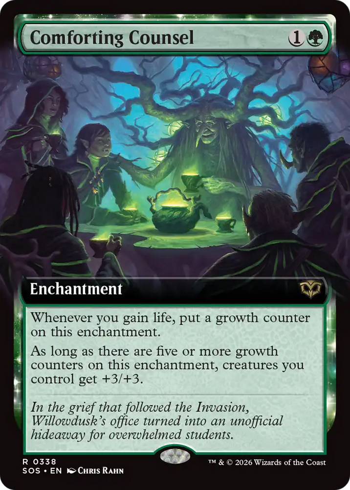 Comforting Counsel (Extended Art) [Secrets of Strixhaven] Magic: The Gathering