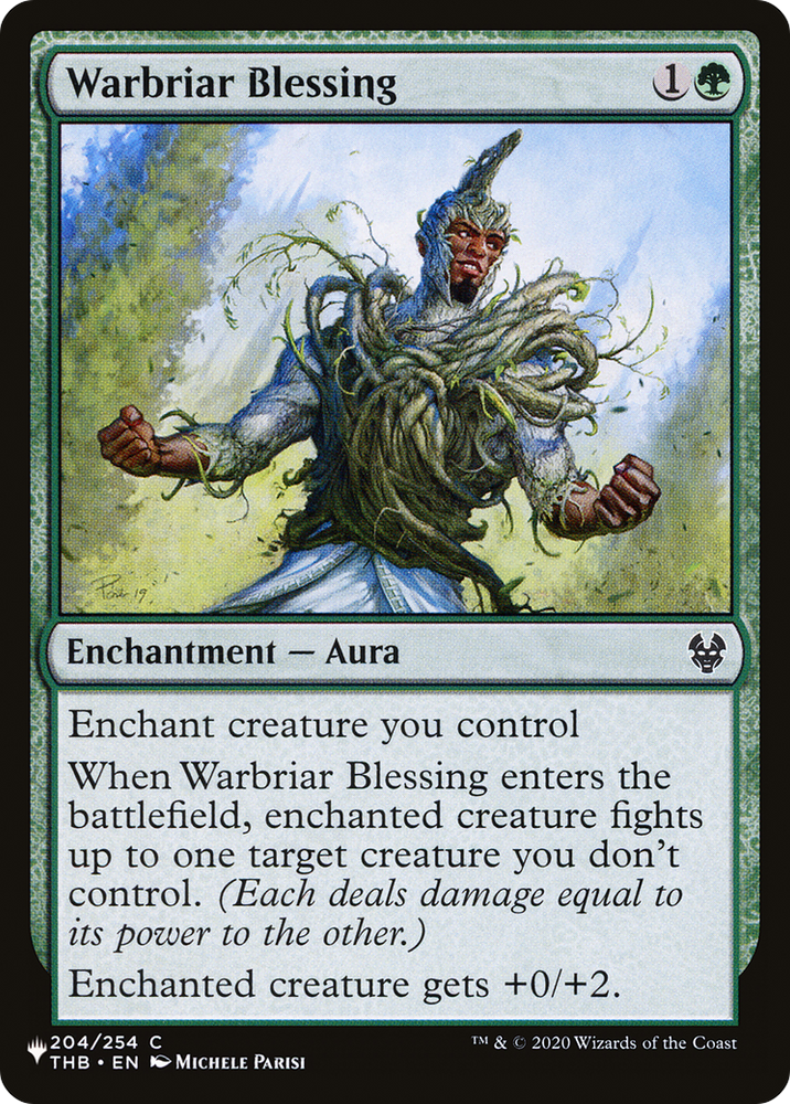 Warbriar Blessing [The List] Magic: The Gathering