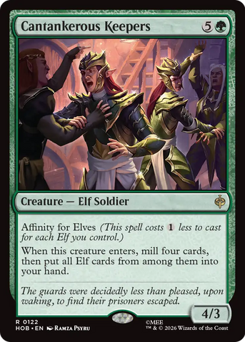 Cantankerous Keepers [The Hobbit] Magic: The Gathering