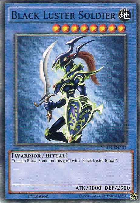 Black Luster Soldier [YGLD-ENA01] Common Yu-Gi-Oh!