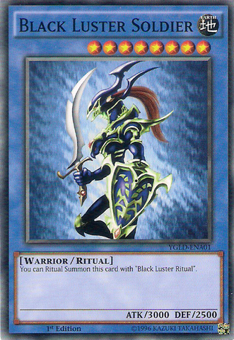 Black Luster Soldier [YGLD-ENA01] Common Yu-Gi-Oh!