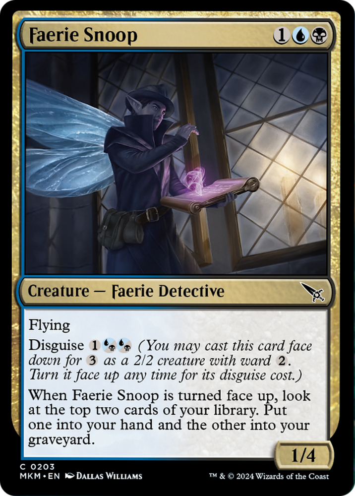 Faerie Snoop [Murders at Karlov Manor] Magic: The Gathering