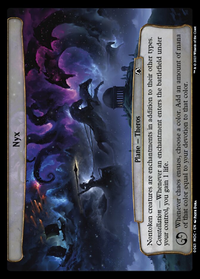 Nyx [March of the Machine Commander] Magic: The Gathering