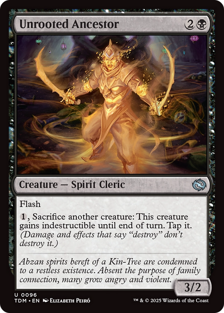 Unrooted Ancestor [Tarkir: Dragonstorm] Magic: The Gathering