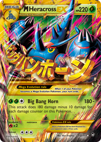 M Heracross EX (112/111) [XY: Furious Fists] Pokémon