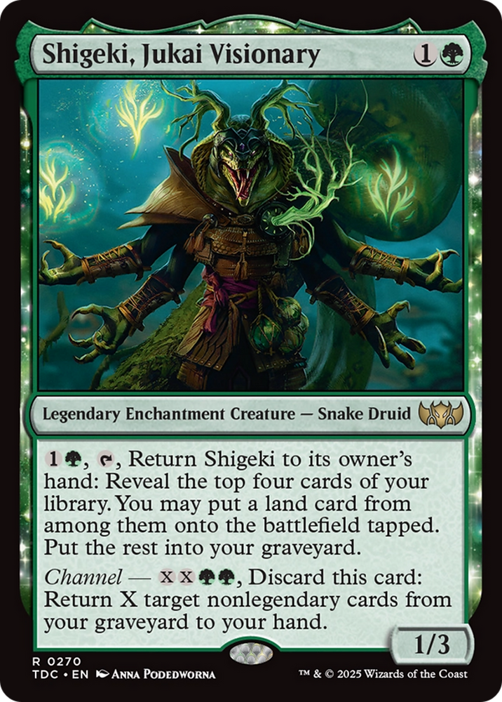 Shigeki, Jukai Visionary [Tarkir: Dragonstorm Commander] Magic: The Gathering