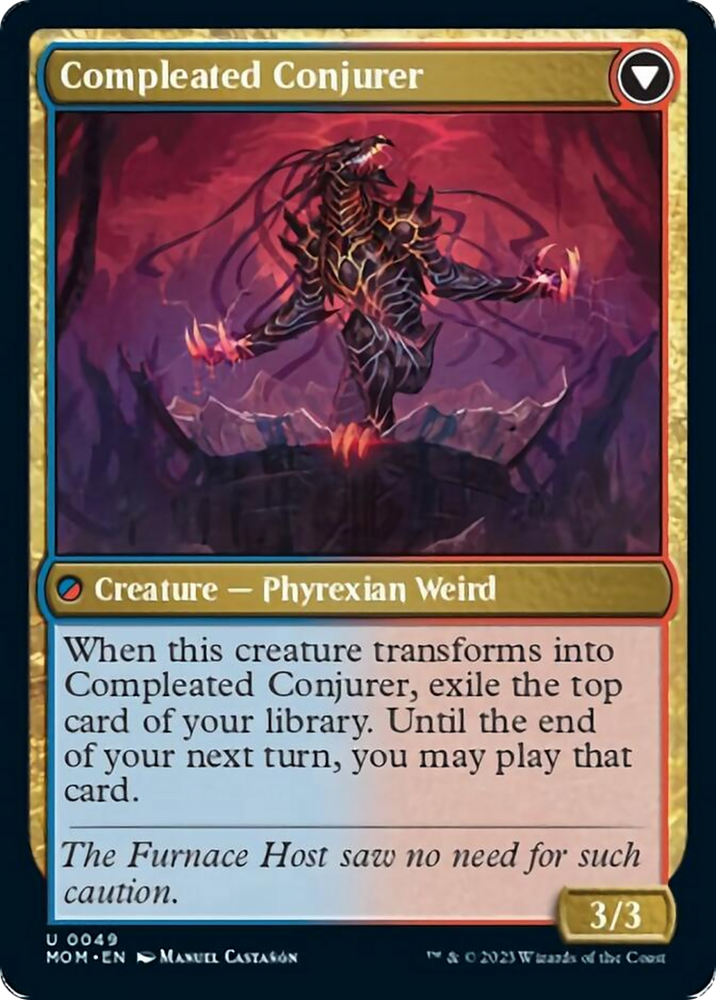 Captive Weird // Compleated Conjurer [March of the Machine] Magic: The Gathering