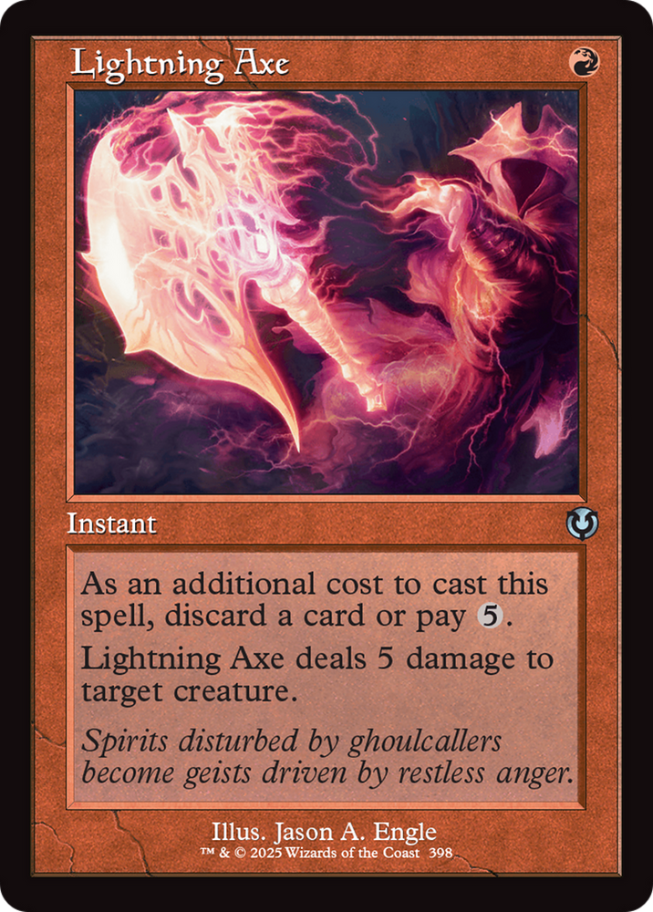 Lightning Axe (Retro Frame) [Innistrad Remastered] Magic: The Gathering