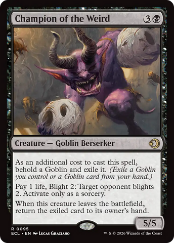 Champion of the Weird [Lorwyn Eclipsed] Magic: The Gathering