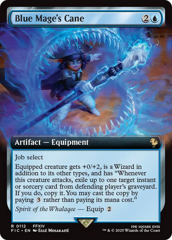 Blue Mage's Cane (Extended Art) [FINAL FANTASY Commander] Magic: The Gathering