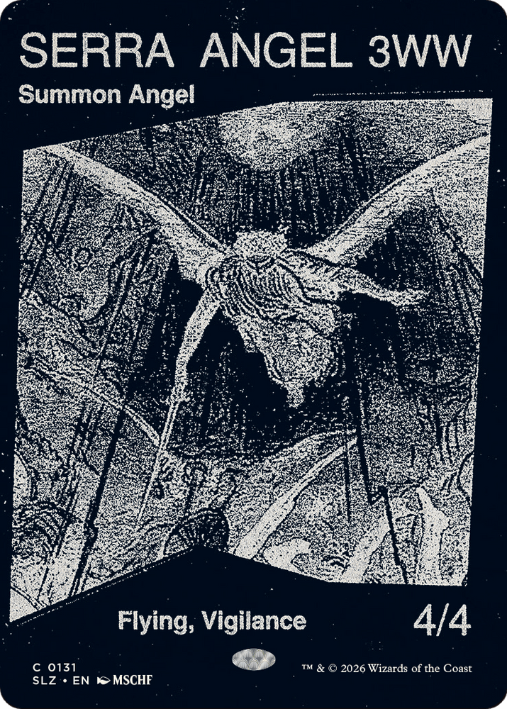 Serra Angel (0131) [Secret Lair x MSCHF: The Zeta Set] Magic: The Gathering
