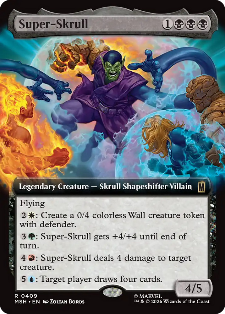 Super-Skrull (Extended Art) [Marvel Super Heroes] Magic: The Gathering
