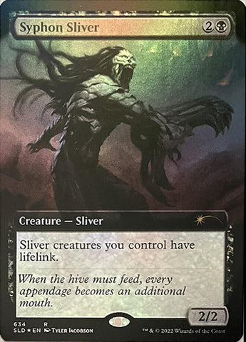Syphon Sliver (Extended Art) [Secret Lair Drop Promos] Magic: The Gathering
