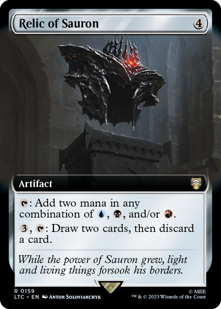 Relic of Sauron (Extended Art) [The Lord of the Rings: Tales of Middle-Earth Commander] Magic: The Gathering