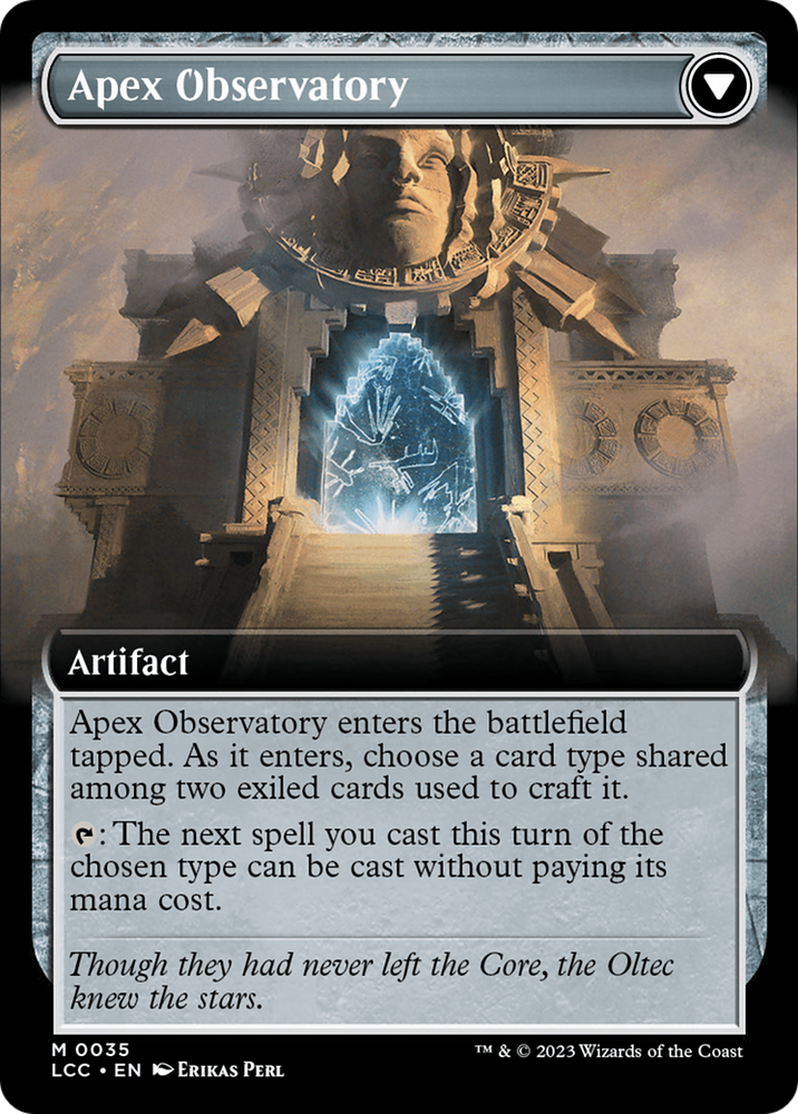 Eye of Ojer Taq // Apex Observatory (Extended Art) [The Lost Caverns of Ixalan Commander] Magic: The Gathering