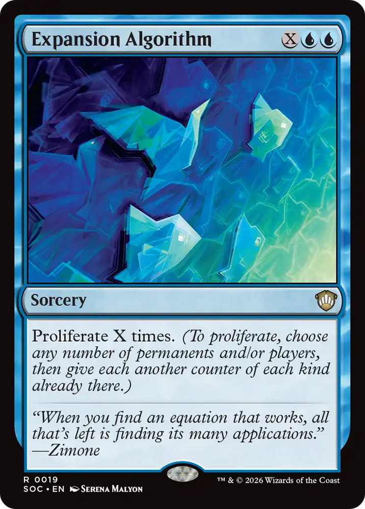 Expansion Algorithm [Secrets of Strixhaven Commander] Magic: The Gathering