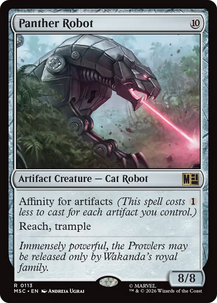 Panther Robot [Marvel Super Heroes Commander] Magic: The Gathering