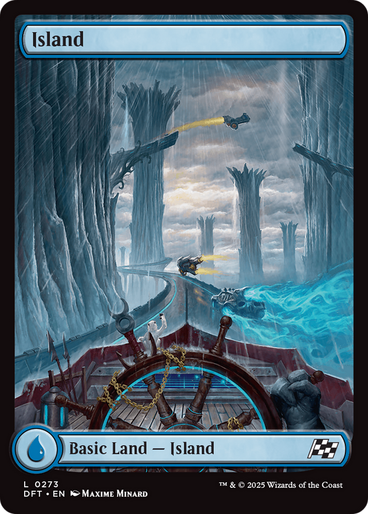 Island (0273) [Aetherdrift] Magic: The Gathering
