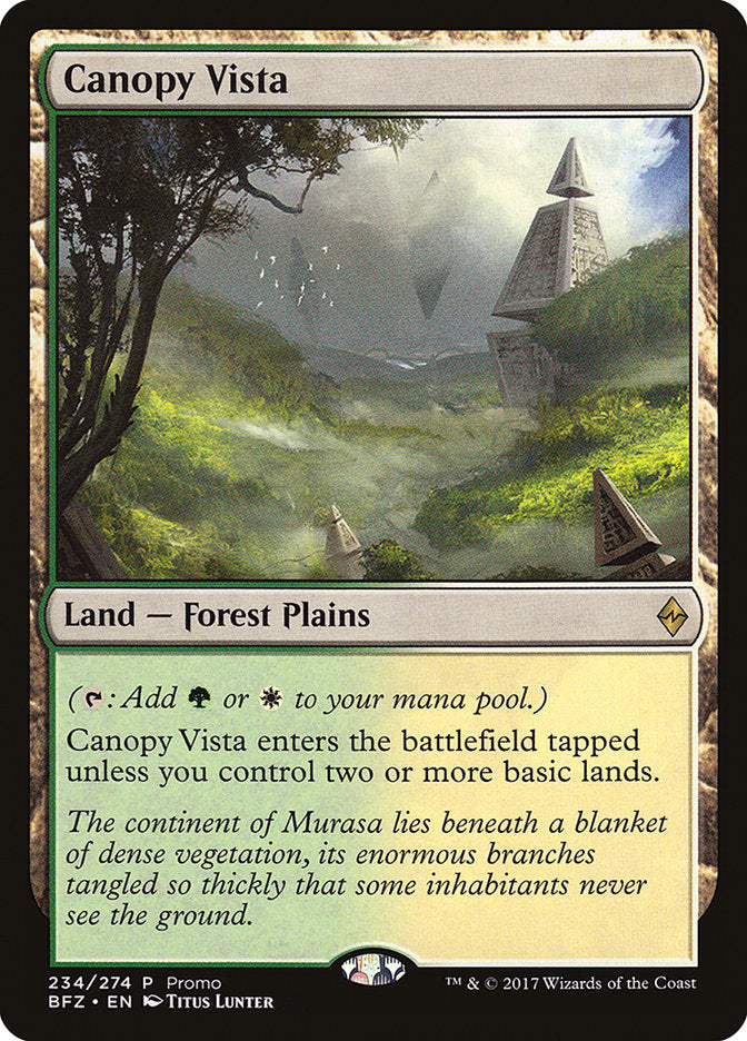Canopy Vista (Promo) [Standard Showdown Promos] Magic: The Gathering
