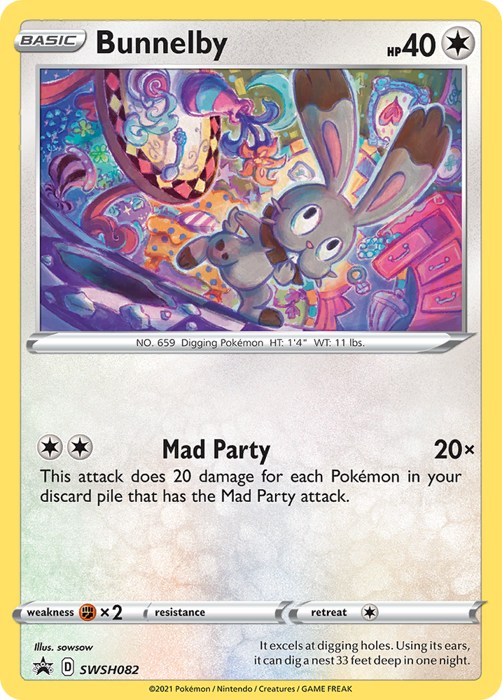 Bunnelby (SWSH082) [Sword & Shield: Black Star Promos] Pokémon