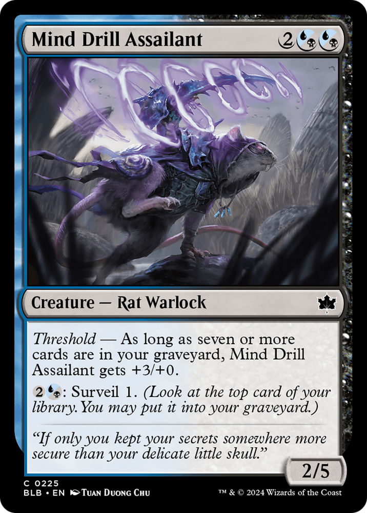 Mind Drill Assailant [Bloomburrow] Magic: The Gathering