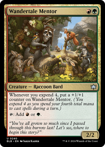 Wandertale Mentor [Bloomburrow] Magic: The Gathering