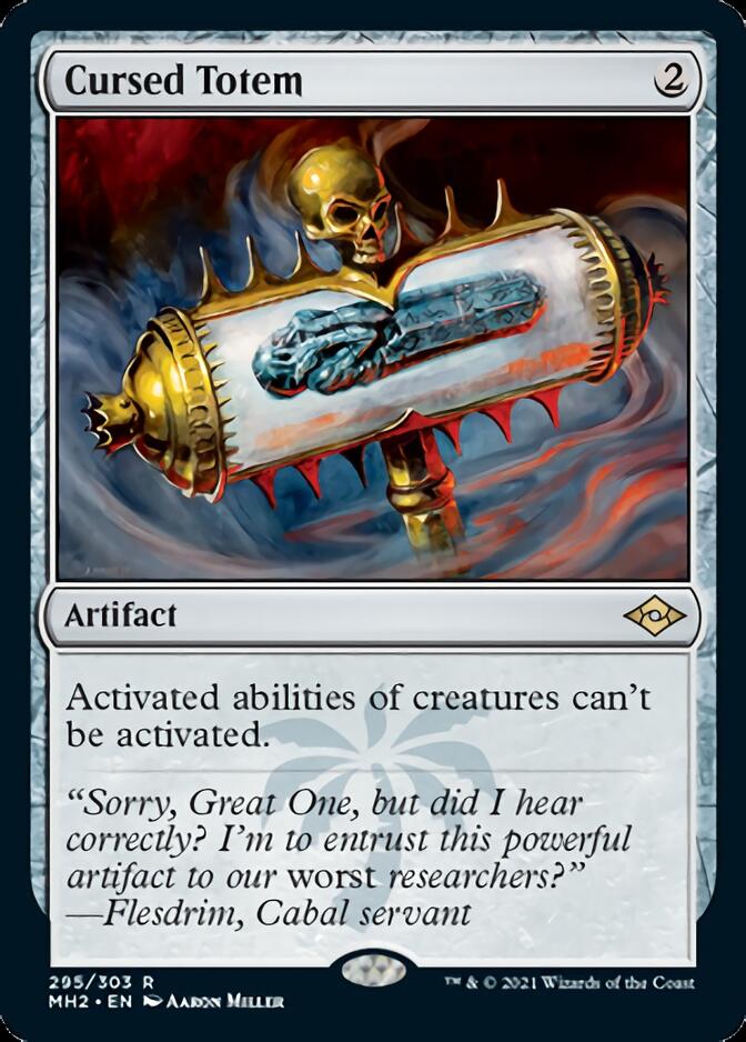 Cursed Totem [Modern Horizons 2] Magic: The Gathering