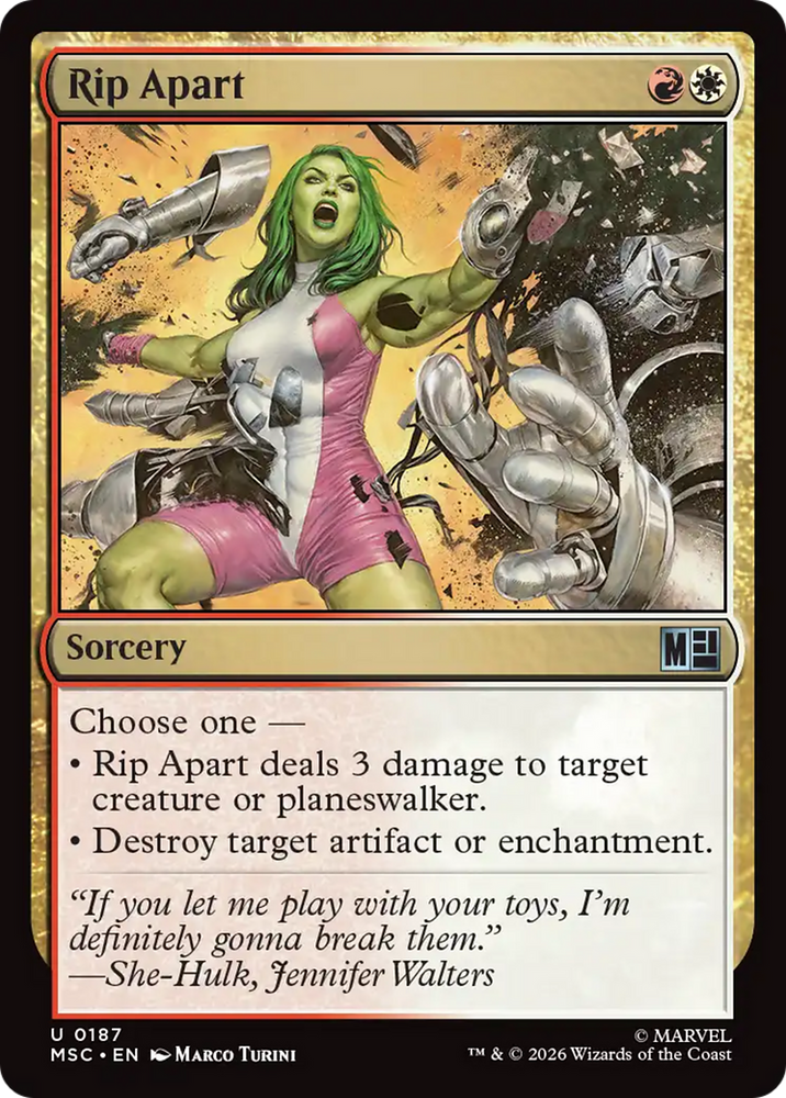 Rip Apart [Marvel Super Heroes Commander] Magic: The Gathering