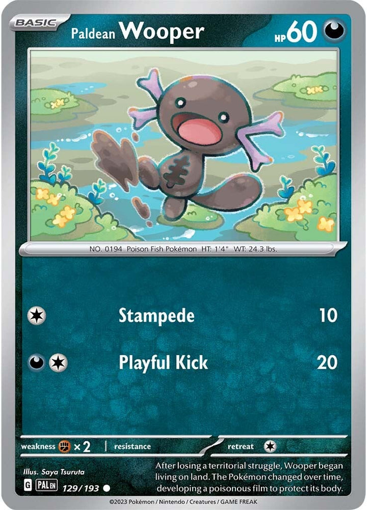 Paldean Wooper (129/193) [Scarlet & Violet: Paldea Evolved] Pokémon