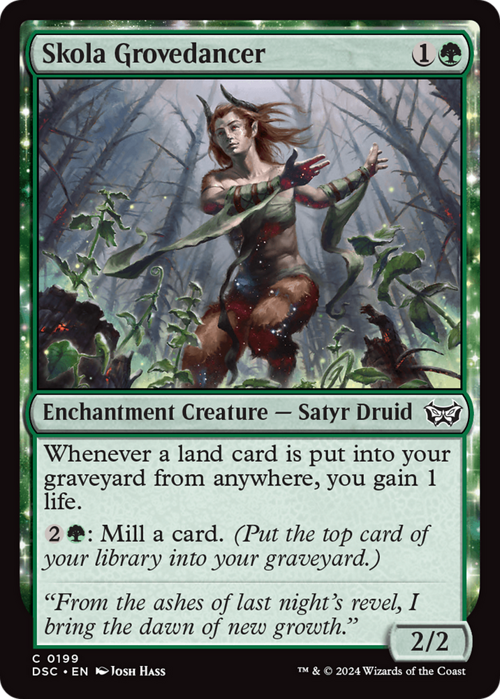 Skola Grovedancer [Duskmourn: House of Horror Commander] Magic: The Gathering